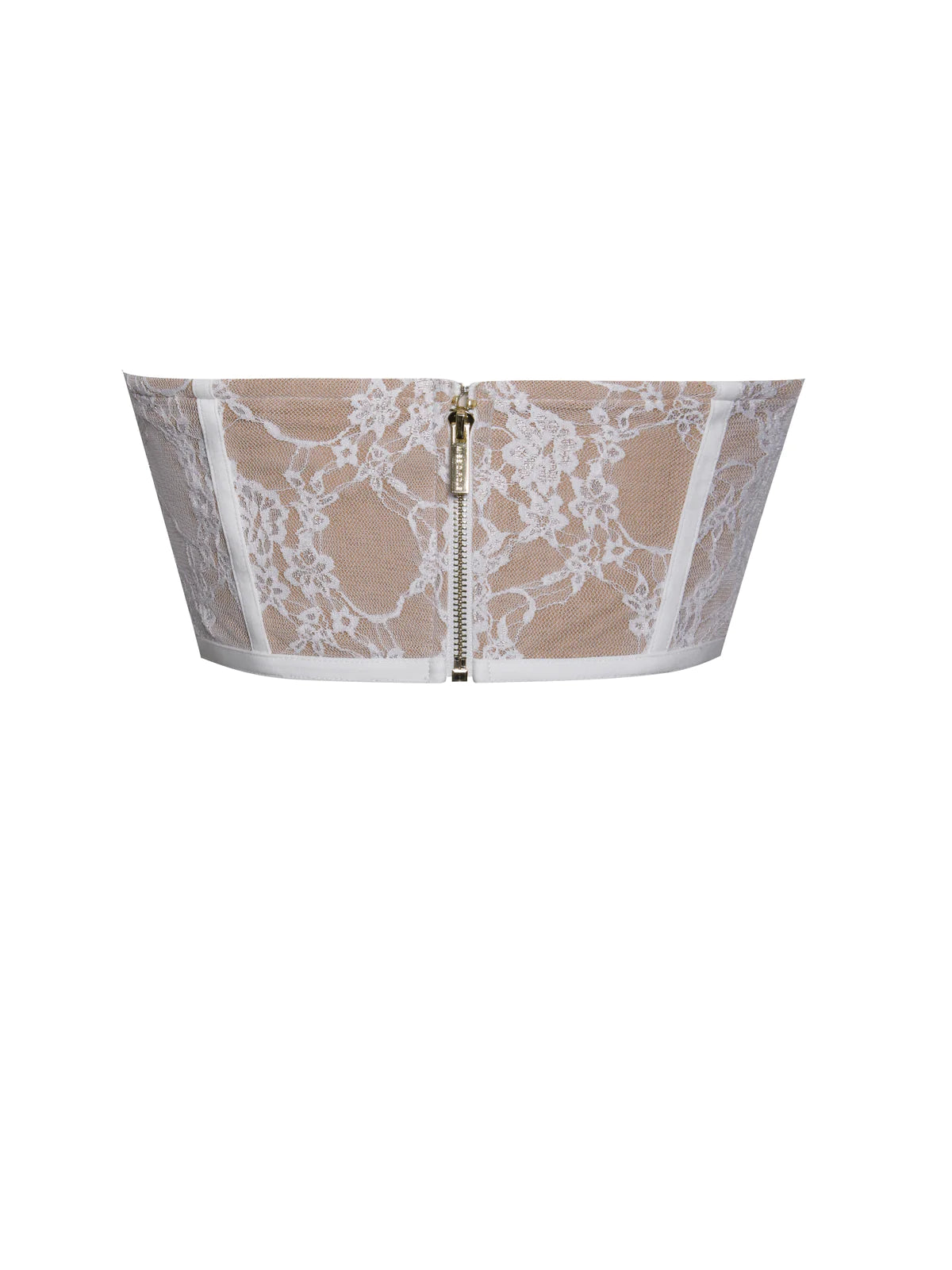 New Romantics White Lace Corset Top