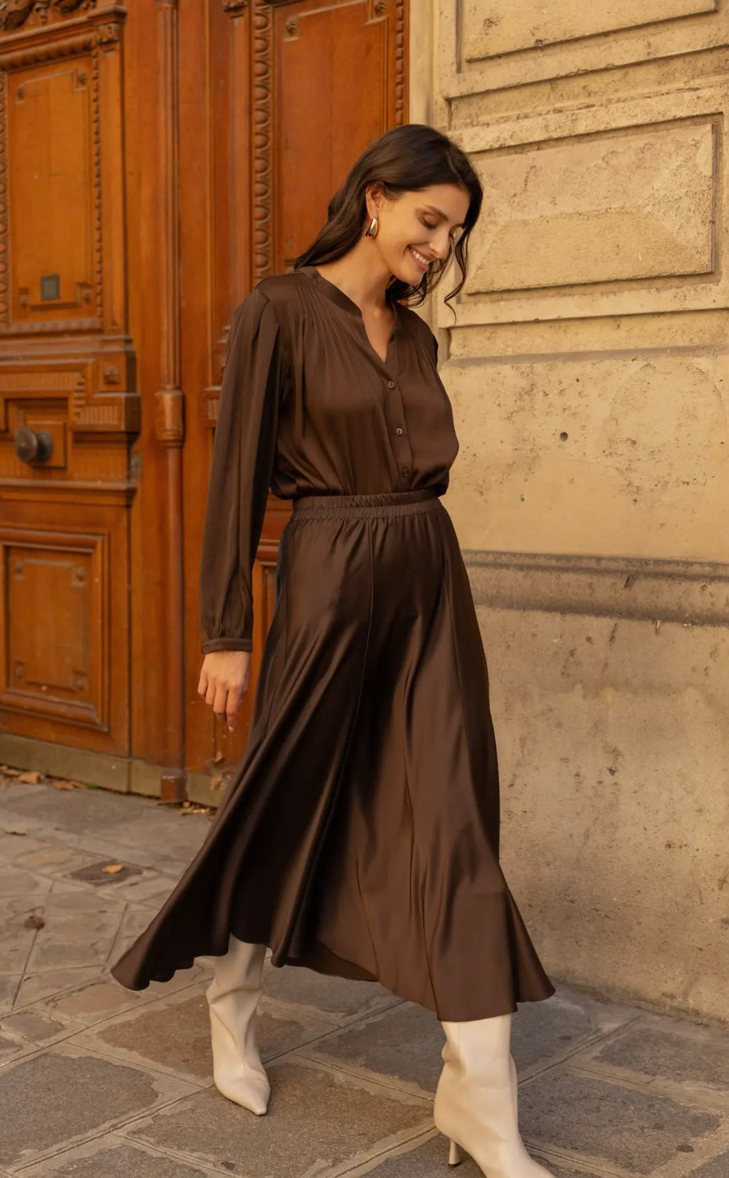 Valentine Satin Skirt