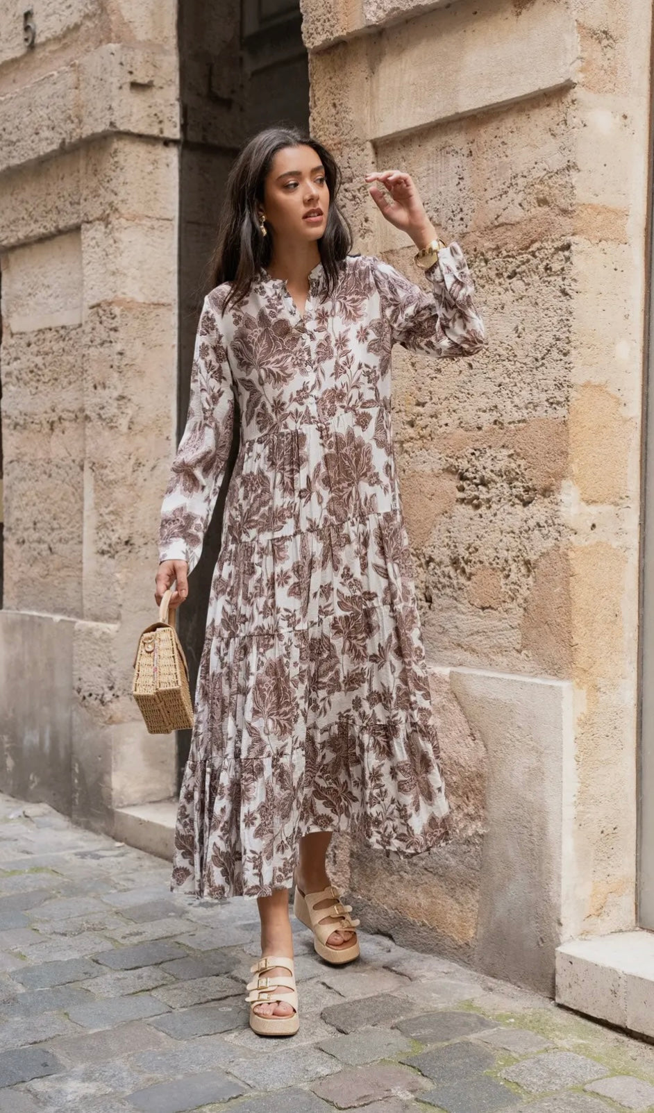 Floral Print Marbella Dress