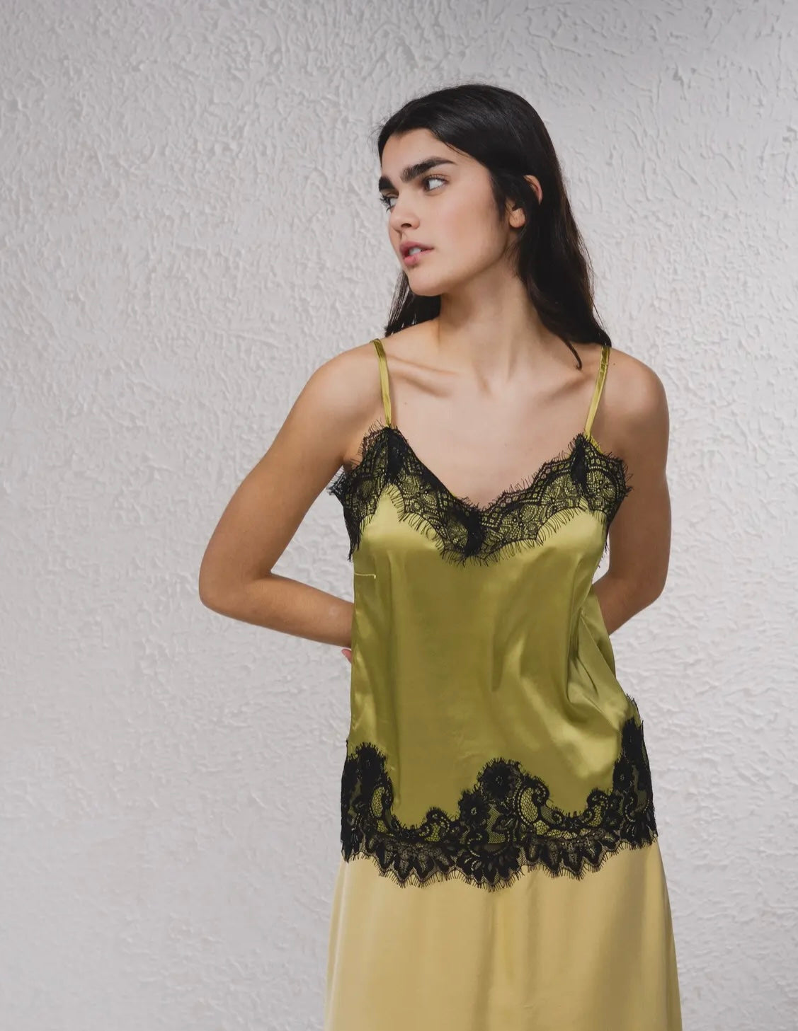 Top with lace